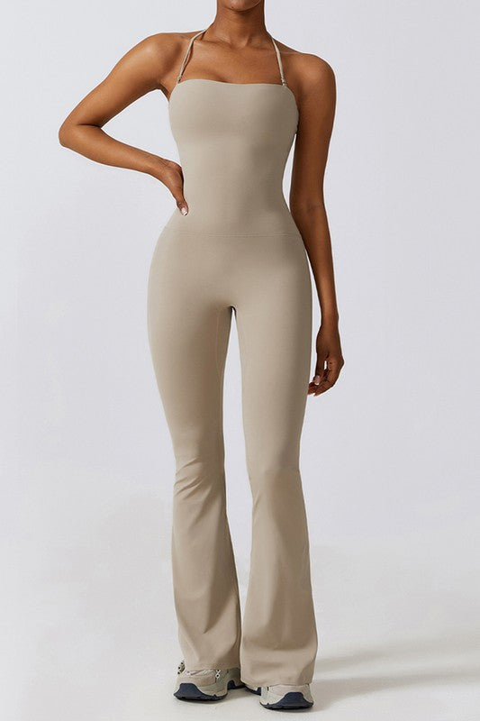 Halter Shaping Jumpsuit